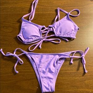 Purple Women's Bikini Set